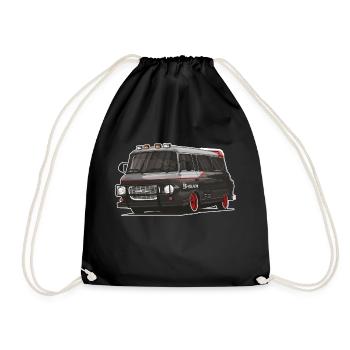 Barkas B1000 // Illustration - Sac de sport léger - noir - Devant