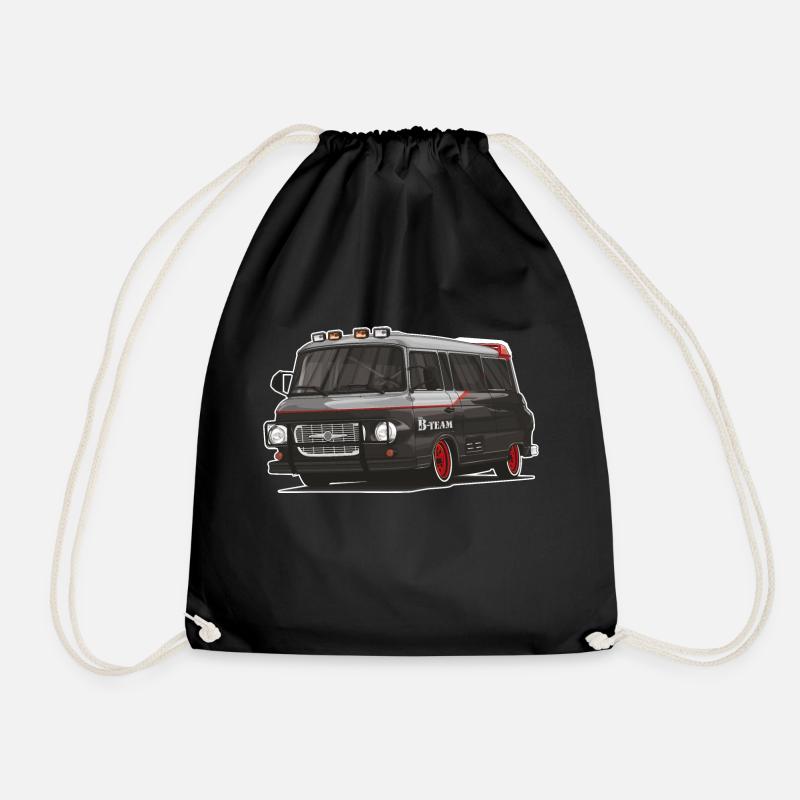 Barkas B1000 // Illustration - Turnbeutel - Schwarz