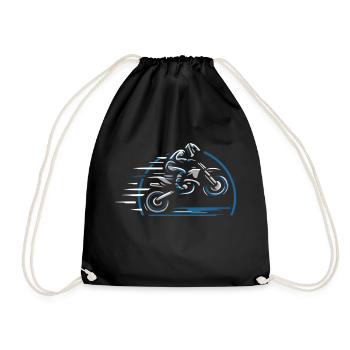 supermotard - Sac de sport léger - noir - Devant