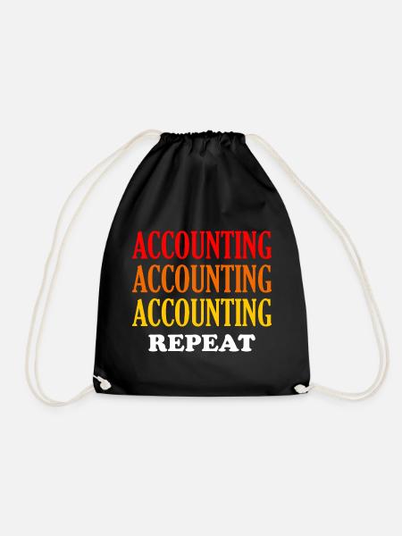 Accounting Repeat - Turnbeutel - Schwarz