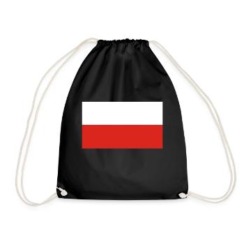 Pologne - Sac de sport léger - noir - Devant