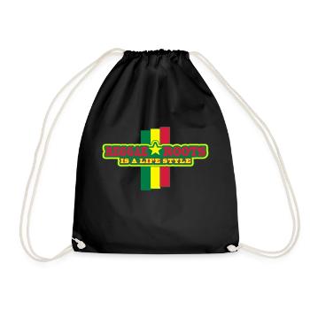 reggae roots is a life style - Sac de sport léger - noir - Devant
