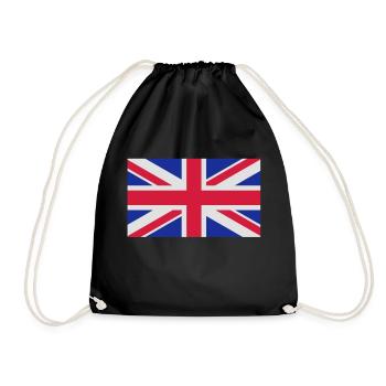 drapeau_royaume_uni - Sac de sport léger - noir - Devant