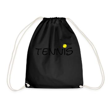 Balle de tennis tennis ball clubs 2C sportifs. - Sac de sport léger - noir - Devant