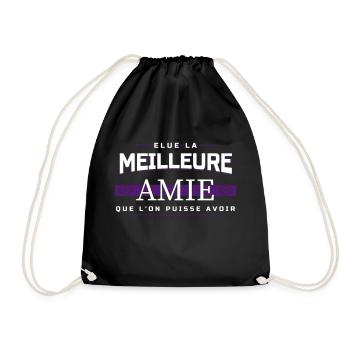 meilleure amie - Sac de sport léger - noir - Devant