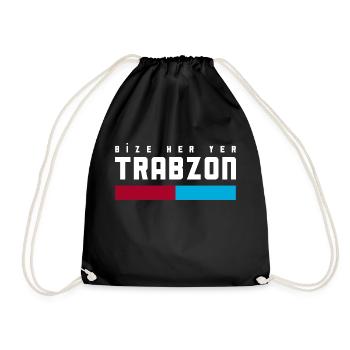 Bize her yer Trabzon - Turnbeutel - Schwarz - Vorne