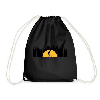 Vacances jouer au golf - Sac de sport léger - noir - Devant