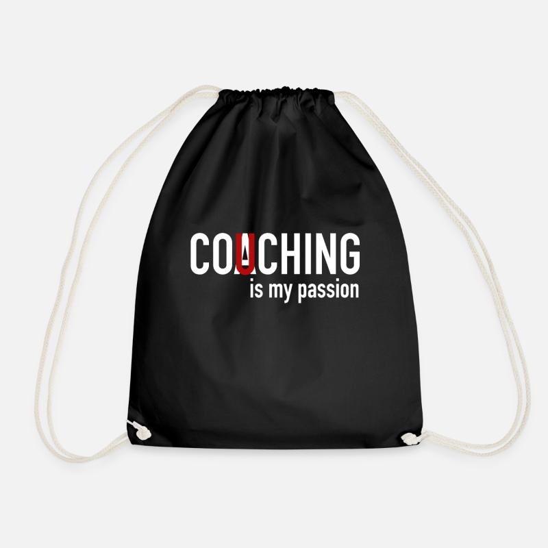 Coaching Couching (Coach) - Turnbeutel - Schwarz