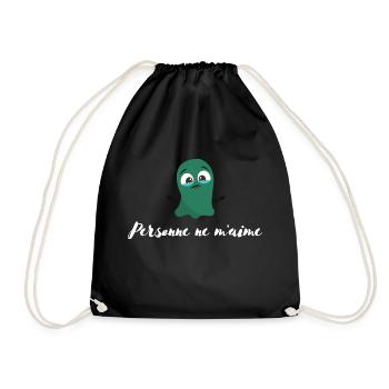 Personne ne m'aime - Sac de sport léger - noir - Devant