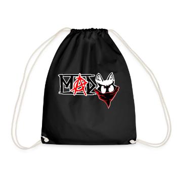 Bandanarchie mad coon - Sac de sport léger - noir - Devant