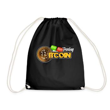 Bitcoin trading buy sell - Turnbeutel - Schwarz - Vorne
