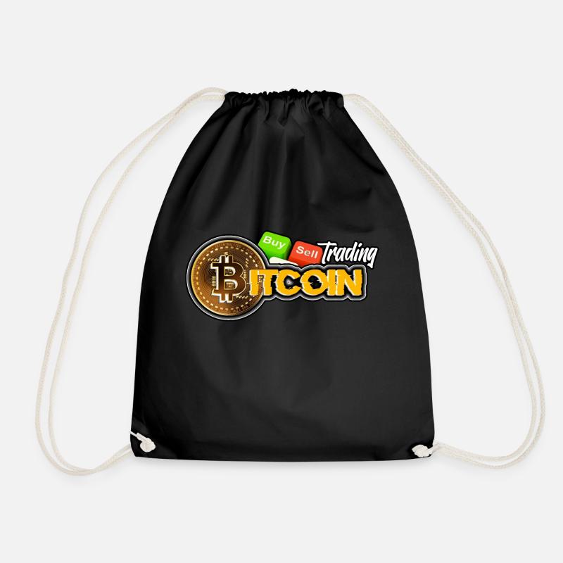 Bitcoin trading buy sell - Turnbeutel - Schwarz