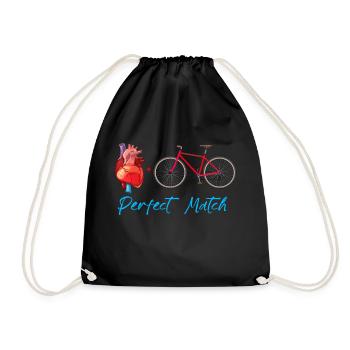 Bicycle Health - Turnbeutel - Schwarz - Vorne
