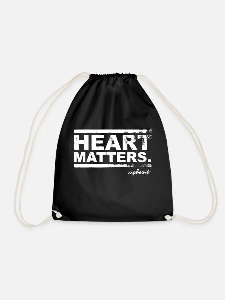 Heart Matters - Turnbeutel - Schwarz