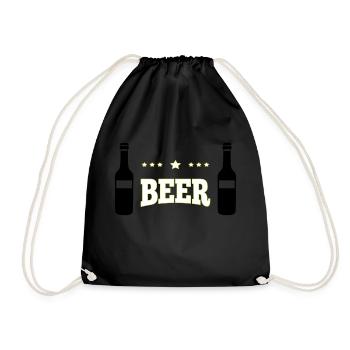 Bière - Sac de sport léger - noir - Devant