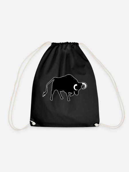 Taureau - Sac de sport léger - noir