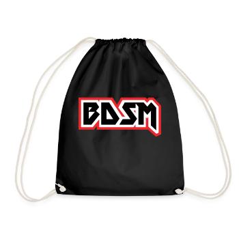 bdsm - Sac de sport léger - noir - Devant