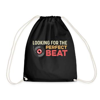 Perfekter Beat Musiker Gift - Turnbeutel - Schwarz - Vorne
