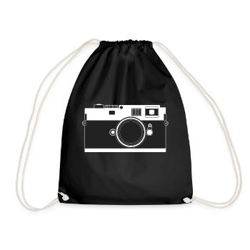 Kameragehäuse Leica Front 2 Tinten Alpha - Turnbeutel - Schwarz - Vorne
