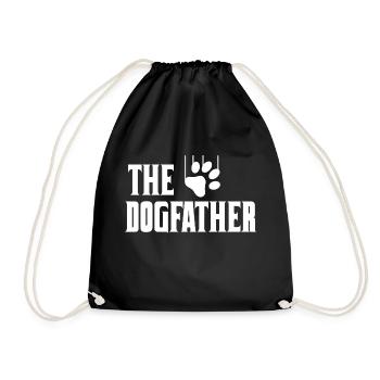 The dogfather - Turnbeutel - Schwarz - Vorne