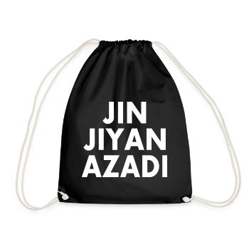 jin jiyan azadi - Sac de sport léger - noir - Devant