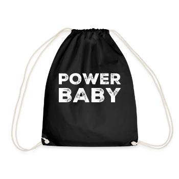 Bébé Puissance - Sac de sport léger - noir - Devant