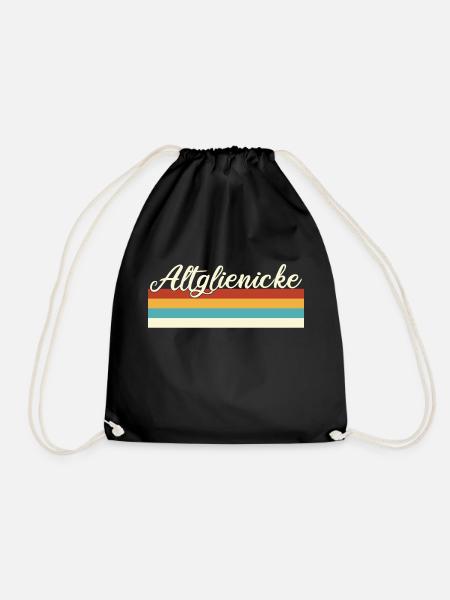 Altglienicke - Treptow - Köpenick - Berlin - Retro - Turnbeutel - Schwarz