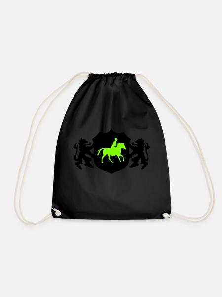 Reiten - Turnbeutel - Schwarz