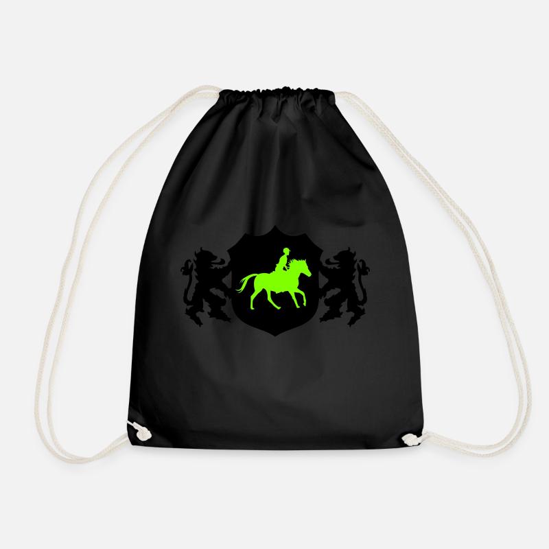 Reiten - Turnbeutel - Schwarz