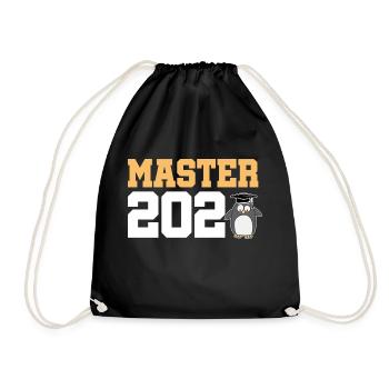 Master 2023 Graduation Graduation Uni - Drawstring Bag - black - Front