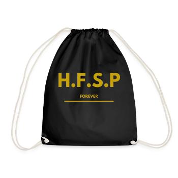 HFSP forever - Drawstring Bag - black - Front