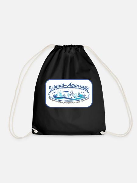 Schmid Aquaristik - Turnbeutel - Schwarz