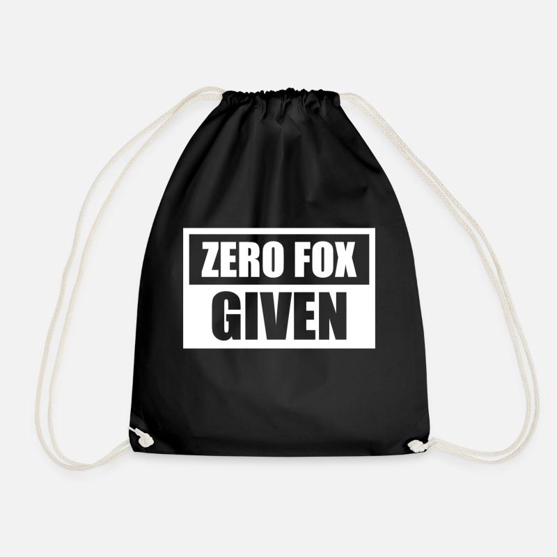 Zero Fox Given - Turnbeutel - Schwarz