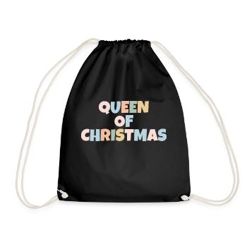 Queen of CHRISTMAS - Drawstring Bag - black - Front