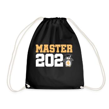 Master 2024 Master's Degree Graduation Graduation - Drawstring Bag - black - Front