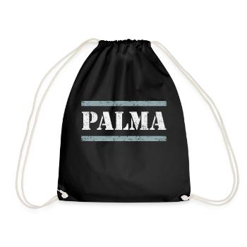 Palma Vintage - Turnbeutel - Schwarz - Vorne