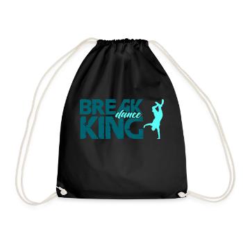Roi du break dance - Sac de sport léger - noir - Devant