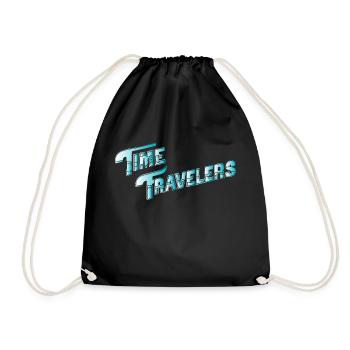 TIME TRAVELERS - Drawstring Bag - black - Front