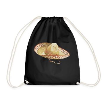 Sombrero // Illustration - Sac de sport léger - noir - Devant