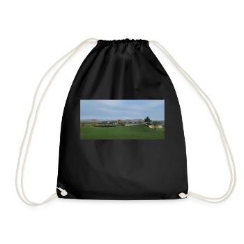 Ireland beauty - Drawstring Bag - black - Front