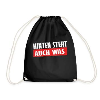 In the back there is also something funnier cooler - Drawstring Bag - black - Front