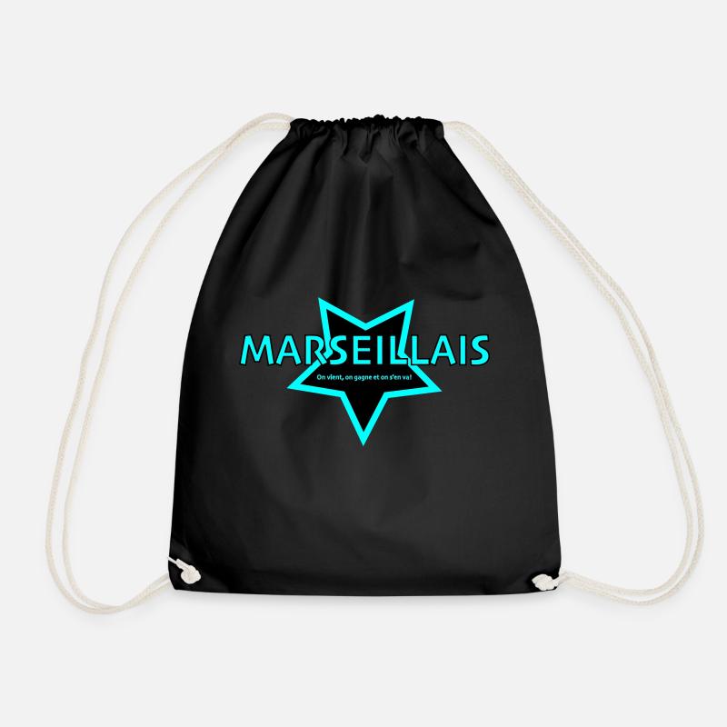 Marseillais à jamais - Sac de sport léger - noir