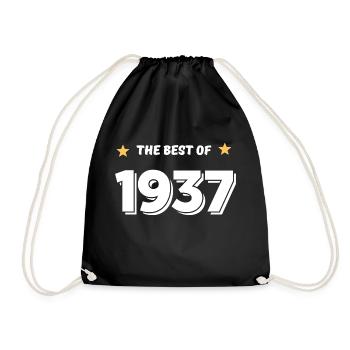 Best of 1937 - Drawstring Bag - black - Front