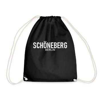 Schöneberg - Berlin - Deutschland - Turnbeutel - Schwarz - Vorne
