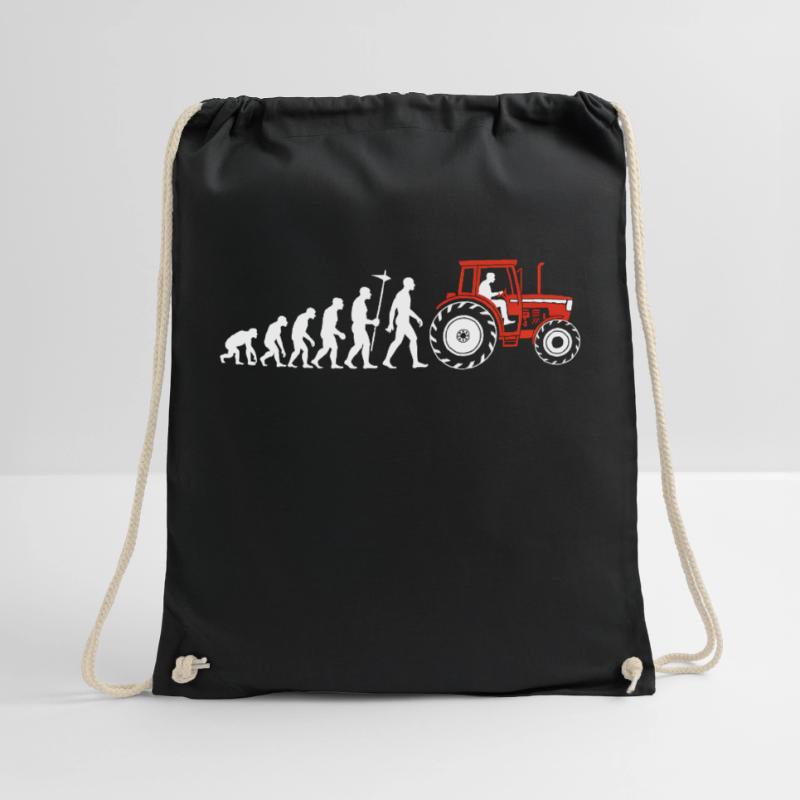 Evolution Farmer Farmer Tractor Drawstring Bag