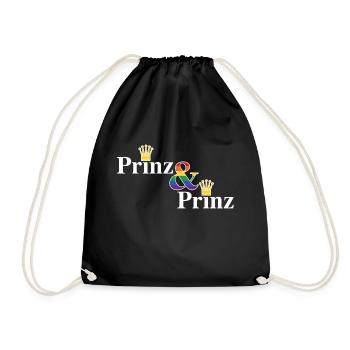 Prinz & Prinz 2 - Turnbeutel - Schwarz - Vorne