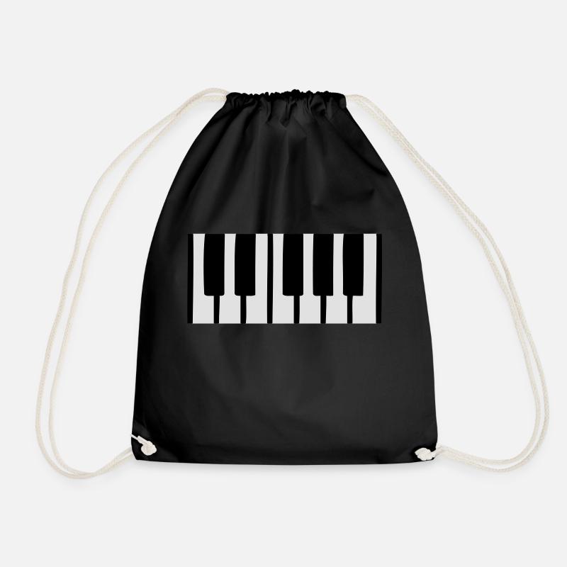 piano - Turnbeutel - Schwarz