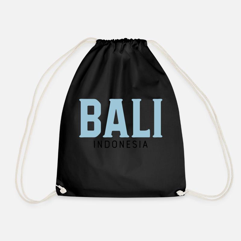 Bali - Drawstring Bag - black