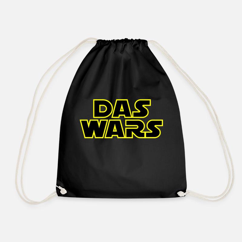 das wars - Turnbeutel - Schwarz