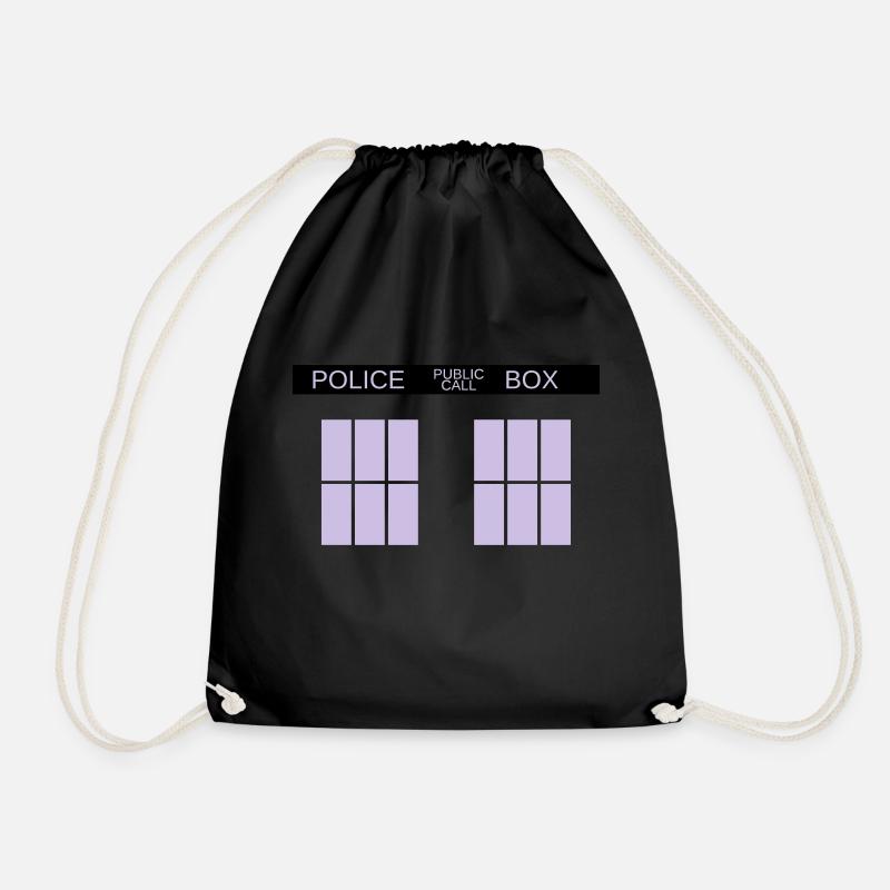 Tardis - Turnbeutel - Schwarz